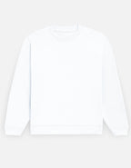Not Before Coffee sweatshirt in White, plain front